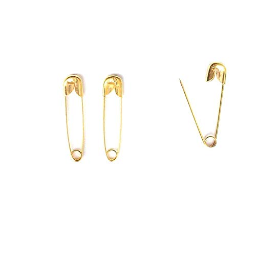Épingles à nourrice 19 mm en métal doré de qualité supérieure pour finitions couture