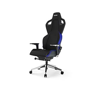 RECARO Exo FX Gaming Stoel I Ergonomische & in hoogte verstelbare game stoel met 5D-armleuningen – voor meer zitcomfort bij professioneel gamen en op kantoor I Gaming Chair Racing Blue