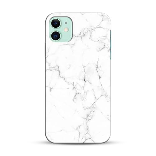 Image of COLORflow Back Cover Compatible with iPhone 11 | Beautiful White Marble | Designer Printed Hard CASE Bumper Back Cover Compatible with iPhone 11