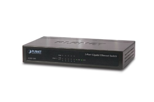 Commutateur Ethernet 5P Planet Gigabit pour booster votre réseau local