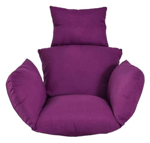 Coussin pour chaise hamac violet confortable avec dossier de jardin - 2