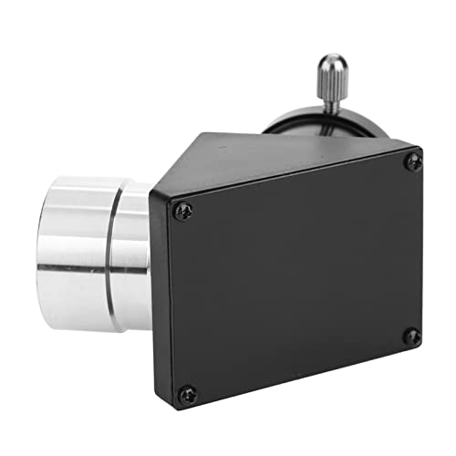 Adaptateur Diagonal à 90 degrés, Miroir Plat inversé de 1,25 Pouce pour télescopes Grand Angle