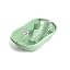 Vaschetta Onda OKBABY Per Neonati 0-12 Mesi, Design Ergonomico Con Termometro Digitale E Tre Punti Di Appoggio, Azzurro - 4