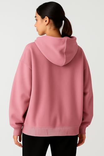 Image of ADBUCKS Women's Oversized Winter Jacket Sweatshirts Casual Drawstring Clothes Zip Up Hoodie with Front Pocket Ii Womens Hoodies Ii