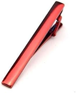 L&L® Mens Metal Steel Tie Clip Chrome Simple Necktie Bar Clasp Practical Plain Pins