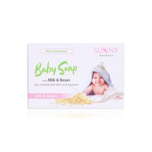 Sunny Baby Soap (Baby Care Soap) for Soft Baby Skin | Gentle Baby Soap | 100% Vegan | Alkali Free | Goodness of Olive Oil, Shea Butter & Vitamin E | 75 Gm - Image 6