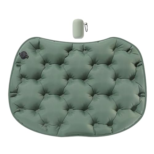 Ranley Cojín inflable para avión | Cómodo cojín de aire para avión con funda | Cojín ligero para silla de oficina silla ruedas coche
