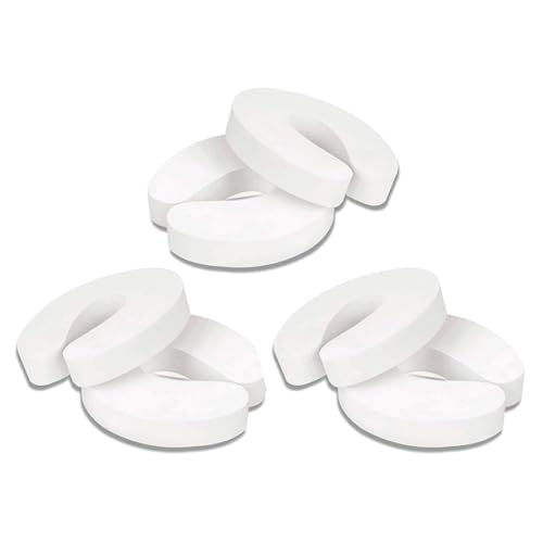 Image of Chipmunks Baby Proofing Finger Pinch Door Guard for Kids Safety, Made in India, Door Stopper Guard for Accidental Door Lock & Slamming for Child, Babies & Pet Safety (White, Pack of 6)