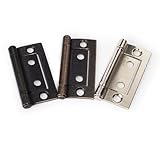 Bisagra de embutir for muebles de hierro de 2 pulgadas con apertura de 135 grados, 4 piezas(Copper 4ps)