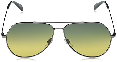 Levi's Men's LV 1012/S Aviator Sunglasses, Silver, 60mm, 13mm2