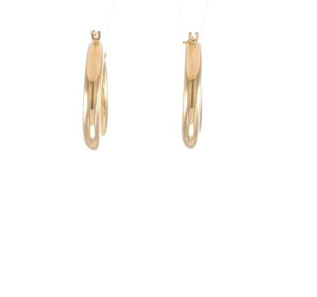 あい　Classic Hoops Thick Small Gold J12E-CLASSICTHICKHOOP-GOLD-1.