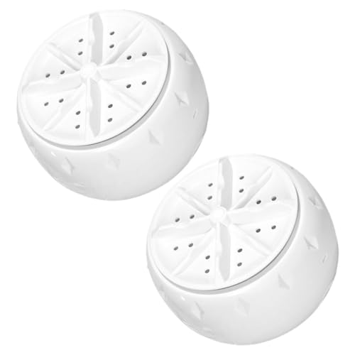 COSMEVIVI 2個 洗濯機 Vkxポータブルウォッシャー シンク食器洗い機 ハンドヘルド食器洗い機 ミニワッシャーbse 洗浄機 食器洗浄機 タービンワッシャー 白い プラスチック