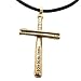 Forgiven Jewelry Baseball Bat Cross Necklace in Gold