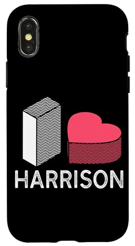 I Love Harrison ���O����n���\�� �J�X�^�}�C�Y�� �X�}�z�P�[�X iPhone X/XS �p