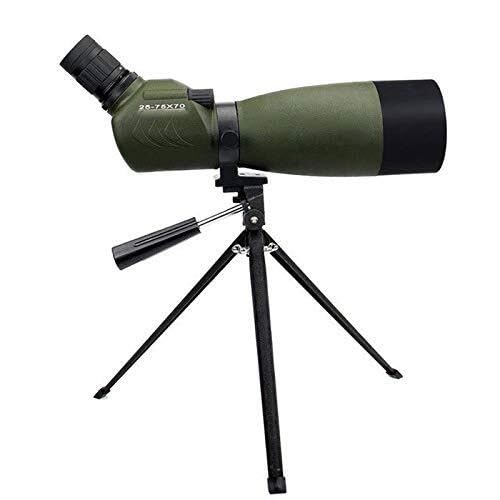 Binoculars Spotting Scope 20-60x60/25-75x70mm Zoom Telescope BAK4 Waterproof 45-Degree Angled Hunting Monocular w/Tripod