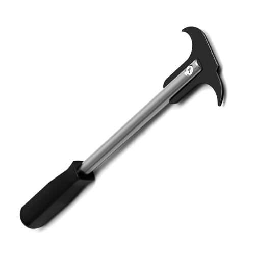Rolfutool Oil Seal Disassembly Wrench Puller, Seal Puller Tool with Dual Hook Tips Remove Oil and Grease Seals, Car Repair Tool, Oil Seal Disassembly Tools for Car SUV and Light Truck (Black)