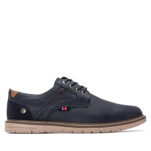 XTI - Zapatos Casual Hombre Navy - Calzado Cómodo y Versátil - Moda Casual - Modelo 14455901 (Talla 43)