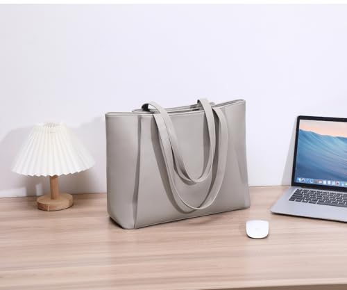 15.6 Inch Work Bags Waterproof Laptop Bag, Large Capacity Office Purse Computer Briefcase Durable Shoulder Bag3