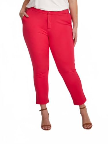 Pantalones Rectos 7/8th Malla Milano, rosa, 46