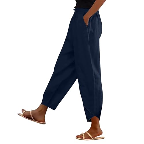 Pantalon estival taille élastique anti-chaleur pour un confort quotidien
