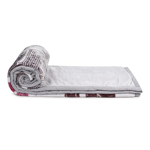 Image of Signature Aadhira Luxuriously Super Soft Double Ply Faux Mink Blanket - Heavyweight 4.5kg for Ultimate Winter Warmth 220x240CM 4.5Kg (Maple Dreams)