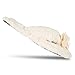 Jessica Simpson Plush Cozy Faux Shearling Thong Slide On Womens Slippers with Flowers (Size Small, Ivory) (73JM670143)