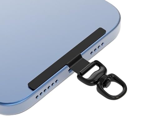 [Ciel Moon] �t�B���K�[�X�g���b�v �����O�X�g���b�v �V���R�� �����O�X�g���b�v �X�}�z�����O �X�g���b�v �V���v���@�\ �ŗ����h�~ �X�}�z�����߂Ȃ� �f�W�^���J�����A���A�L�[�z���_�[ �Ȃǂ� (�u���b�N)