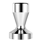Coffee Tamper Espresso Press with All Stainless Steel Design, 53mm Metallic Calibrated Coffee Tamper for Espresso Machine Accessory