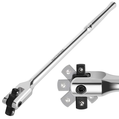 Matework Breaker Bar 3/8' & 1/2' Dual Drive, 16-Inch Length...