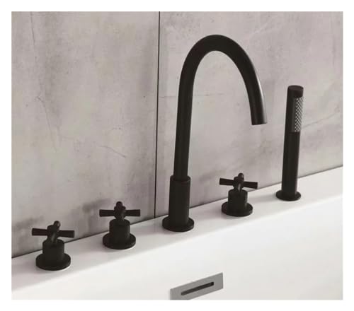Mitigeur extractible noir mat pour lavabo de bain au design épuré chic