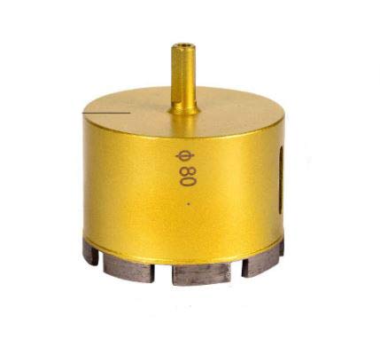 Yaowanguan Diamond Drill Bit Hole Saw Tools for Glass/Tile/Ceramic/Marble/Porcelain/Concrete/Granite Cutting Opening -80mm Diamond Coating Drill Bit