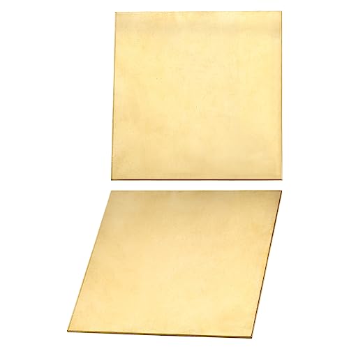 Lot de 2 feuilles de laiton de 1 mm pour restaurer vos objets et mécanismes anciens
