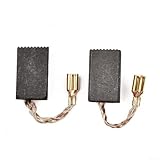 Kohlebürsten, 2 Stück, 4,8 x 9,7 x 16,1 mm, für Elektromotoren, Ersatzkohlematerial mit hoher Leitfähigkeit, für intermittierende Motorreparatur, geeignet für Heimwerker und Werkstatt