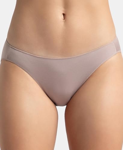 Image of Jockey 1803 Women Medium Coverage Micro Modal Elastane Stretch Bikini with Concealed Waistband and StayFresh Treatment