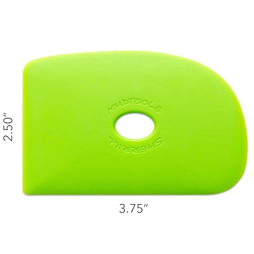 Mudtools Polymère nervuré Vert Taille 2 estèque argile céramique poterie G2 - 3