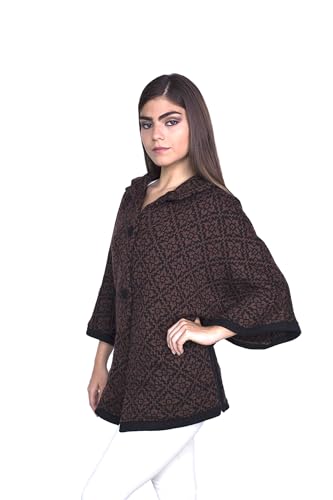 Alpaca Poncho Women | Alpaca Ruanas For Women | Alpaca Wool Poncho | Peruvian Cape For Women | Alpaca Wool Ponchos2