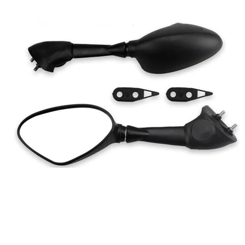 Espejo retrovisor para motocicleta con cristal antirreflejo y amplio campo de visión trasera
