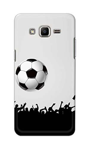 Image of Printed Hard Back Cover Case for Samsung Galaxy J2 2015 | Samsung Galaxy J2 2017 Back Cover (Football Icon) -1302
