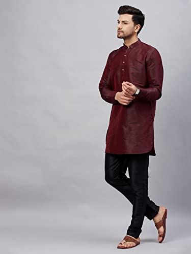 Image of VM Men's Silk Blend Kurta Pyjama Set