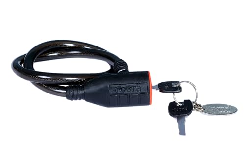 Foora Multipurpose Cable Lock 63.5 CM Length for Cycles, Bikes, Helmets or Scooters Assorted Colour | 2 Keys | 1 Lock | CL-03 (Pack of 1) (B0CXLJSBRM) Amazon Price History, Amazon Price Tracker