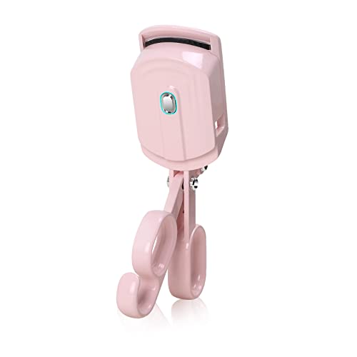 Heated Eyelash Curler, Rechargeable Heated Lash Curler For Women Girls, 3 Heating Modes Eye Lash Curler Handheld Electric Eyelash Curlers, 24 Hours Long Lasting, Pink #TOP28