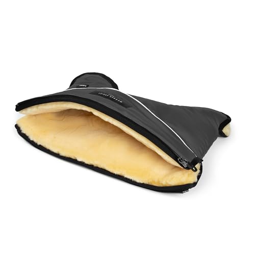 Image of Werner Christ Baby Stroller muff Made of Sheepskin - MOFFY Luxe is The Ideal Hand Warmer for Buggies Made of Medical Fur, Easy to use