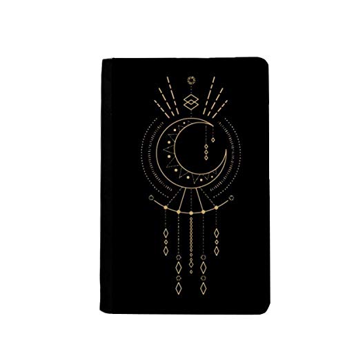 Étui portefeuille de voyage pour passeport totem et lune multicolore classique