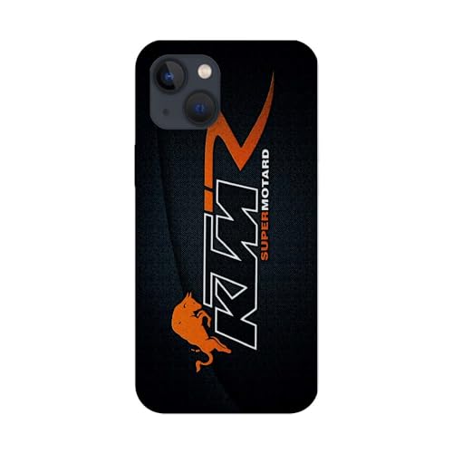 Cover in silicone morbida trasparente per Apple iPhone stampata in Francia, Moto (iPhone 13)