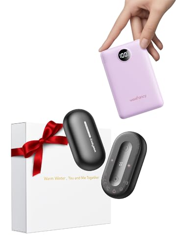 Cargador portátil ultra delgado 10000mAh con calentadores de manos 2 unidades