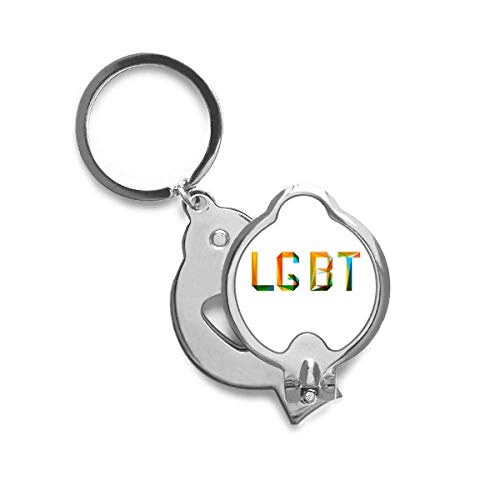 Coupe-ongles homo arc-en-ciel LGBT pour coupe précise des ongles de mains