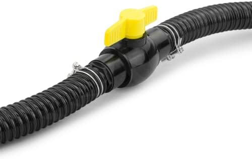 Pisces Flexible Pond Hose Pipe | 12mm (0.5 inch) Order by the Metre | Corrugated Black Tubing For Filter Pumps and UVC system