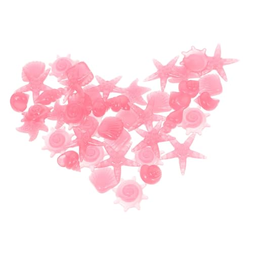 Abaodam 100Pcs Glowing Aquarium Stones Luminous Garden Rocks for Fish Tank Decoration Material for Flower Pot Landscaping Easy to Clean and Maintain