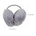 GLEAVI Ladies Winter Ear Muffs Ear Warmers Gray Plush Full Protection 17cm Diameter Outdoor Use Fashionable for Women