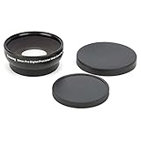 58mm Weitwinkel Objektiv 0.45X Metall, Universal Kamera Zubehör, Leicht und Kompakt - Hohe Lichttransmission, Mehrschichtbeschichtung, Für 58mm Filteranschluss